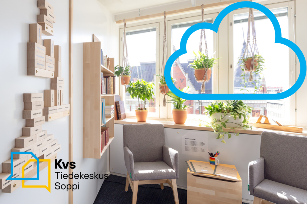 Kuva Sopen näyttelytilasta.